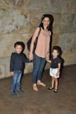 Manyata Dutt snpped with kids at Lightbox on 14th Aug 2014
